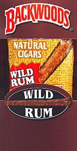 BACKWOODS WILD RUM (6 PACKS OF 8 CIGARS)