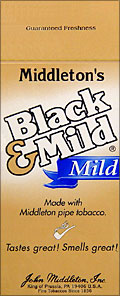 BLACK & MILD "MILD" CIGARS 25 COUNT BOX