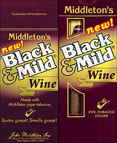 BLACK & MILD "WINE" CIGARS DISPLAY