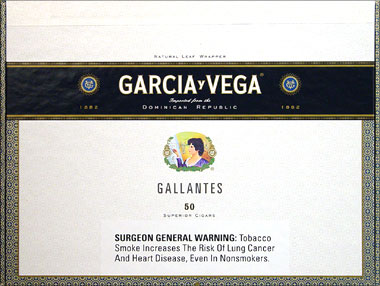 GARCIA Y VEGA GALLANTES 50CT BOX