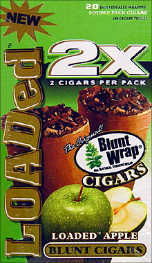 LOADED BLUNTS APPLE 40CT.