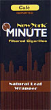 New York Minute Filtered Cigarillos Cafe Tin