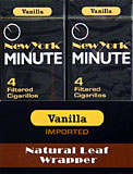 New York Minute Filtered Cigarillos Vanilla
