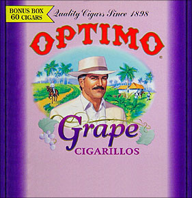 OPTIMO CIGARILLO - GRAPE 60CT BOX