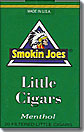 SMOKIN JOES LITTLE CIGARS MENTHOL