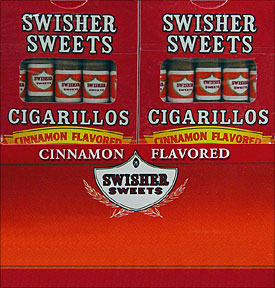 SWISHER SWEETS CIGARILLOS CINNAMON 20/5PKS