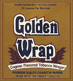 GOLDEN WRAP COGNAC TOBACCO WRAP, 20 BOOKLET/BOX