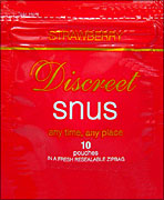 Discreet Snus Strawberry - 1 Pack Of 10 Pouches