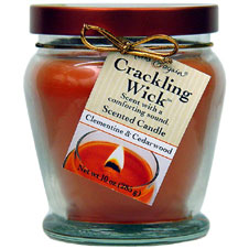 Crackling Wick Candle - Clementine & Cedarwood