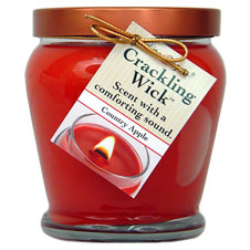 Crackling Wick Candle - Country Apple