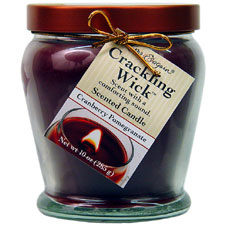 Crackling Wick Candle - Cranberry Pomegranate