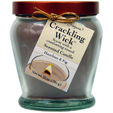 Crackling Wick Candle - Hazelnut & Fig