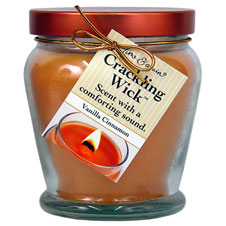 Crackling Wick Candle - Vanilla Cinnamon