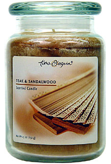 Time & Again Teak & Sandlewood Jar Candle 23oz