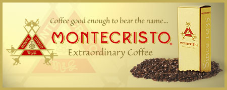 Montecristo Whole Bean Coffee Decaf Havana Blend 1lb bag