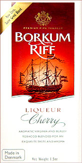 BORKUM RIFF CHERRY LIQUEUR PREMIUM PIPE TOBACCO 6CT.