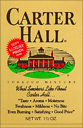 CARTER HALL PIPE TOBACCO 6/1.5OZ POCKETS