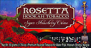Rosetta Hookah Tobacco - Super Strawberry Creme