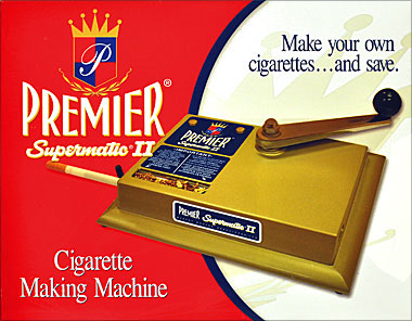 PREMIER SUPERMATIC II FILTER CIGARETTE MAKING MACHINE