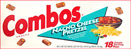 Combos Nacho Cheese Pretzel 18CT Box