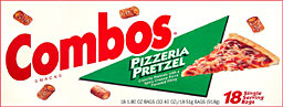Combos Pizzeria Pretzel 18CT Box