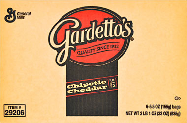 Gardetto's Chipotle Cheddar Pretzel Mix 6/5.5oz
