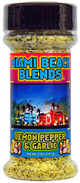 Miami Beach Blends Lemon Pepper & Garlic, 5oz