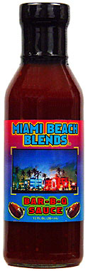 Miami Beach Blends Bar-B-Q Sauce, 12oz