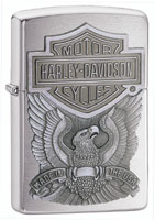 ZIPPO MADE IN USA - BRUSHED CHROME