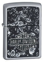 ZIPPO MARBLE BAR & SHIELD - SATIN CHROME