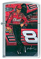 ZIPPO DALE JR. "TRADIN' PAINT" - SATIN CHROME