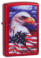 ZIPPO MAZZI FREEDOM WATCH - CANDY APPLE RED