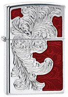 ZIPPO VENETIAN FLOURISH - ARMOR HIGH POLISH CHROME