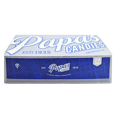 Papas Dark Chocolate Bars 24ct Box