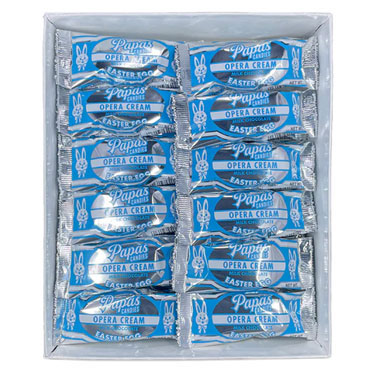 Papas Milk Chocolate Covered Opera Cream Eggs 24ct Box