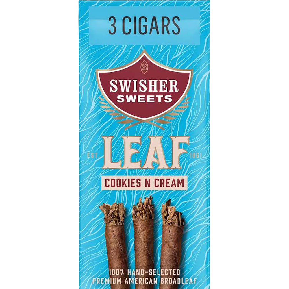 Swisher Sweets Leaf Cigars Cookies and Cream 10 Packs of 3 Pre Priced