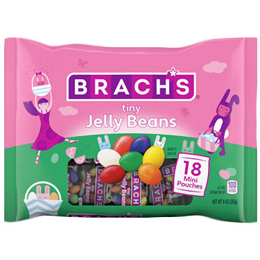 Brachs Tiny Jelly Beans Treat Size Pouches 9oz Bag