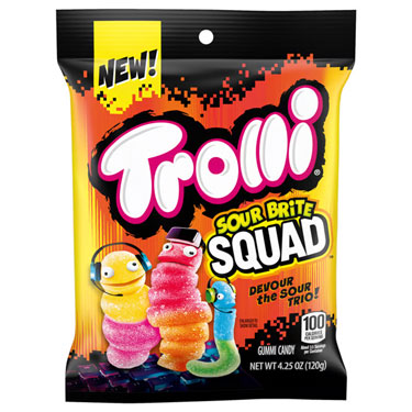 Trolli Sour Brite Squad 4.25oz Bag Expires March 1st 2026
