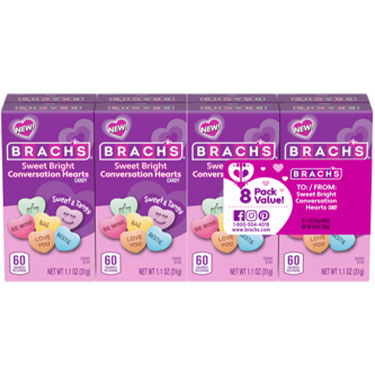 Brachs Sweet Bright Conversation Heart Boxes 8ct