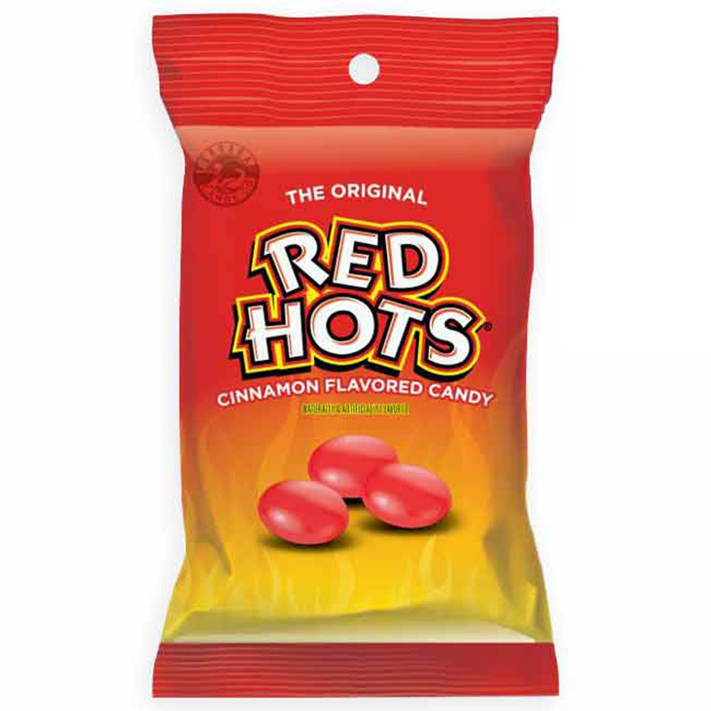 The Original Red Hots 2oz Peg Bag