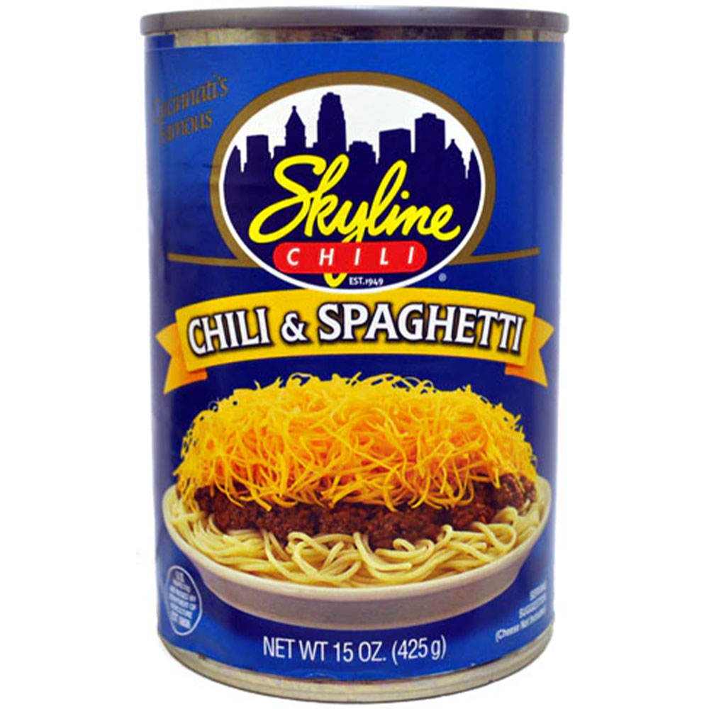 Skyline Chili and Spaghetti 15oz Can