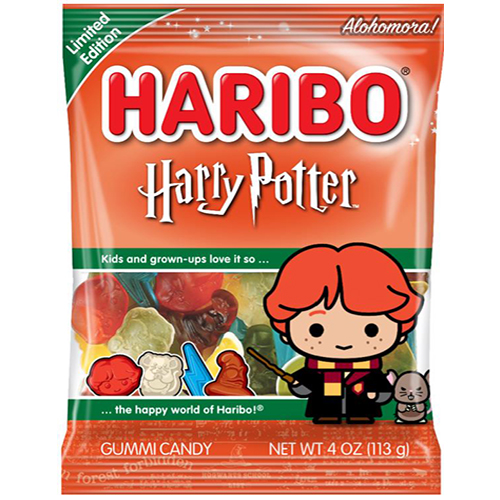 Haribo Harry Potter Ron Weasley 4oz Bag Expires January 1st 2026