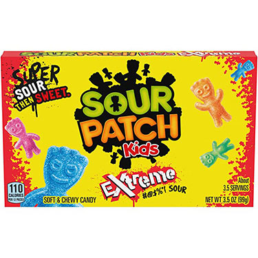 Sour Patch Kids Extreme Sour 3.5oz Box Expires November 3rd 2025