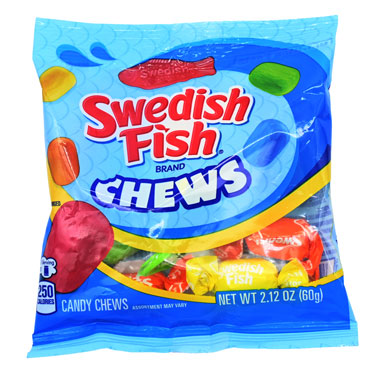 Swedish Fish Assorted Soft Chews 2.12oz Bag
