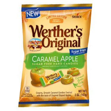 Werthers Original Caramel Apple Sugar Free Hard Candies 5oz Bag
