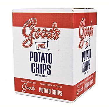 Goods Potato Chips Home Style Red Box 2 Lb Expires August 30th 2026