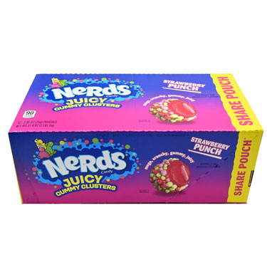 Nerds Juicy Gummy Clusters 12ct Box Expires August 27th 2026