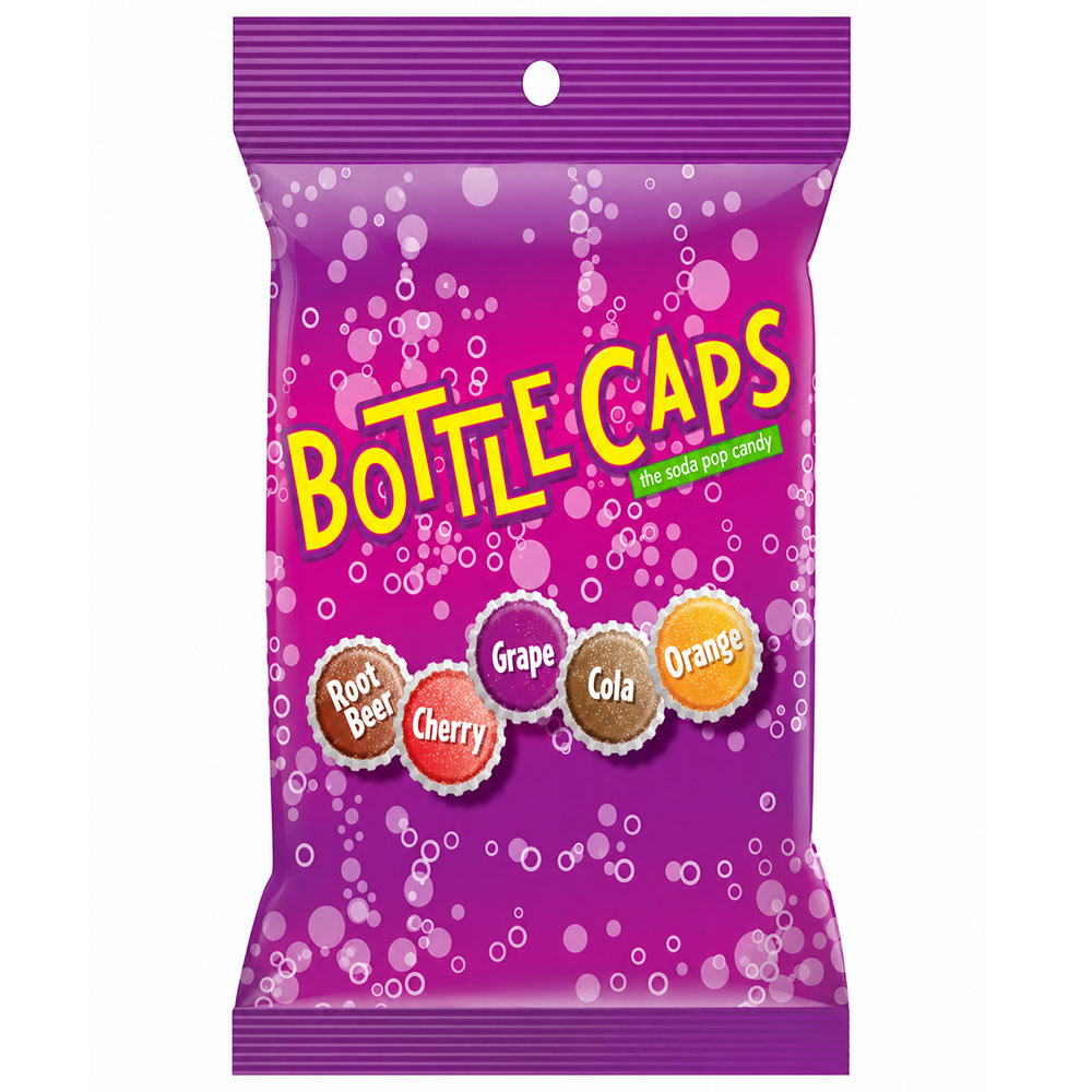 Wonka Bottle Caps 2oz Peg Bag