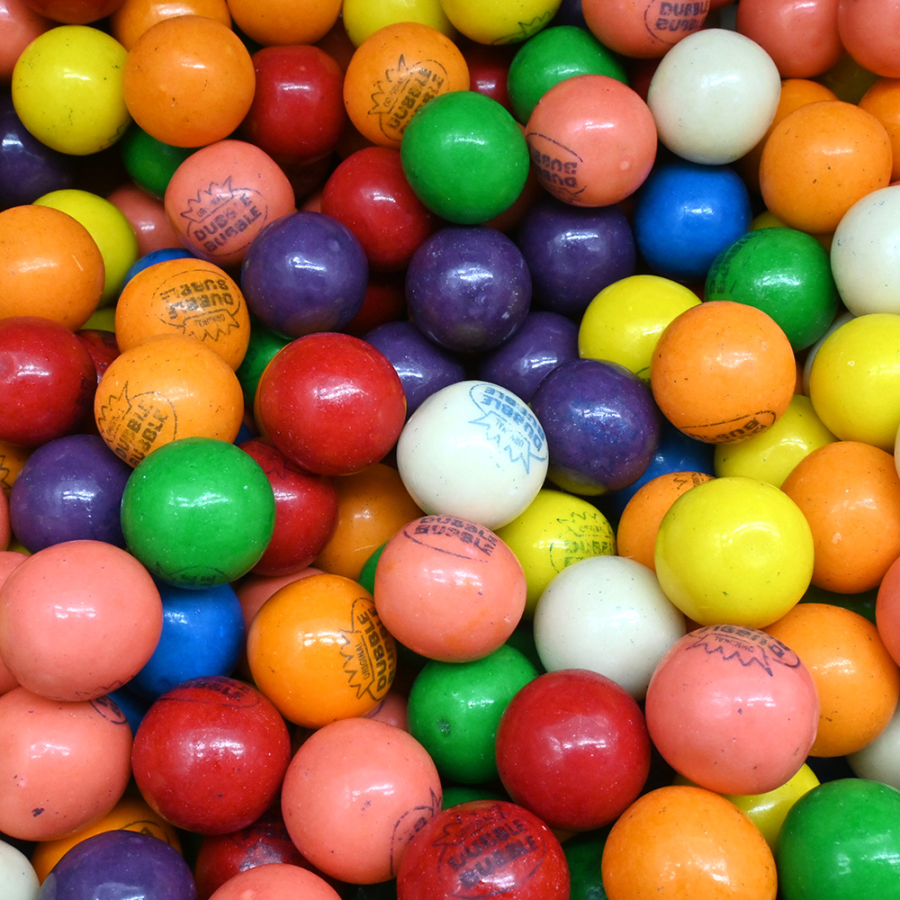 Dubble Bubble 0.76" Assorted Gumballs 1 lb