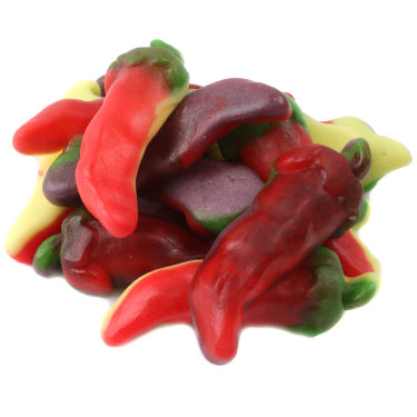 Vidal Gummy Fire Peppers 2.2 Lb